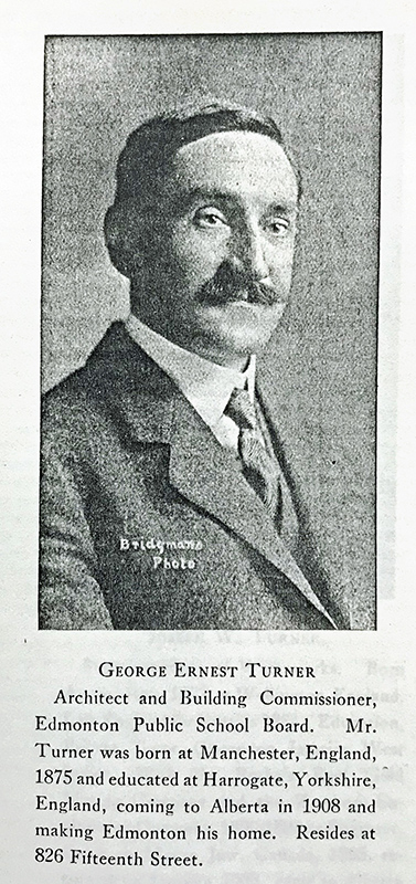 A black and white photo of George Turner.