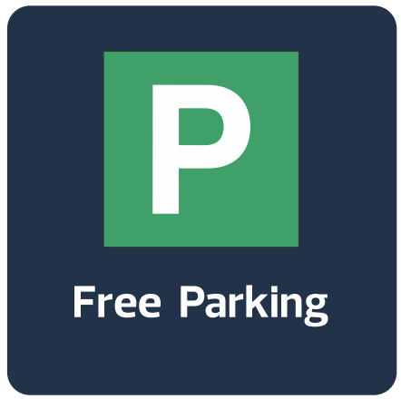 Free Parking Area Sign