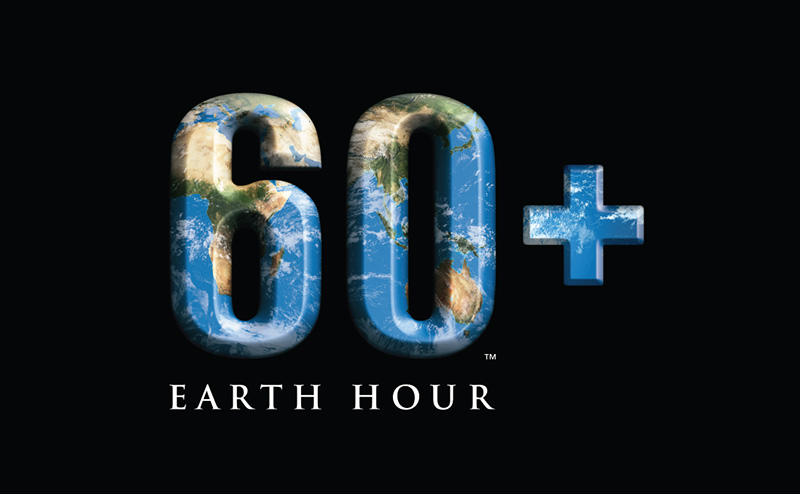 Earth Hour 60+ logo
