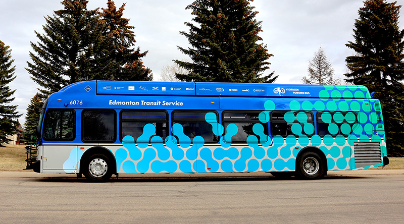 Hydrogen powered ETS bus.