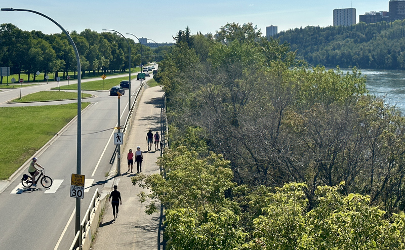 River Valley Road in summer