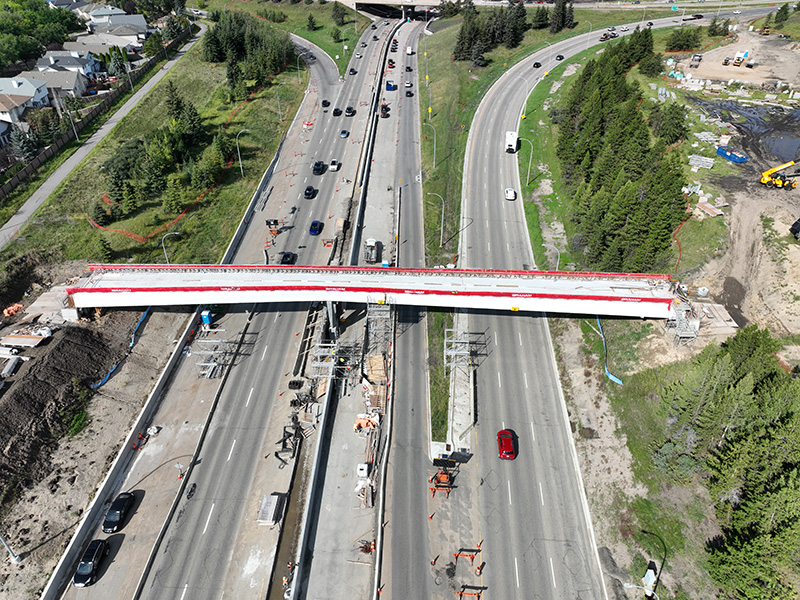 142 Street Pedestrian and Cyclist Bridge over Whitemud