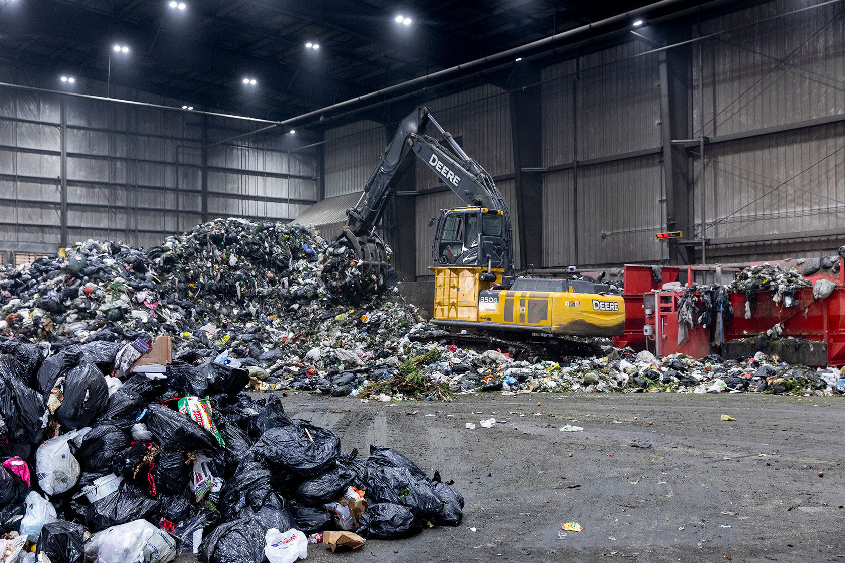 Garbage is sorted