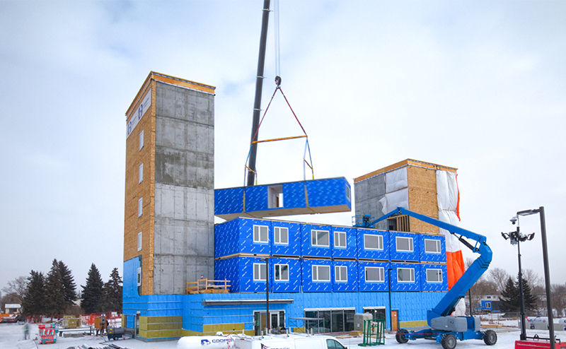 McArthur Supportive Housing under construction