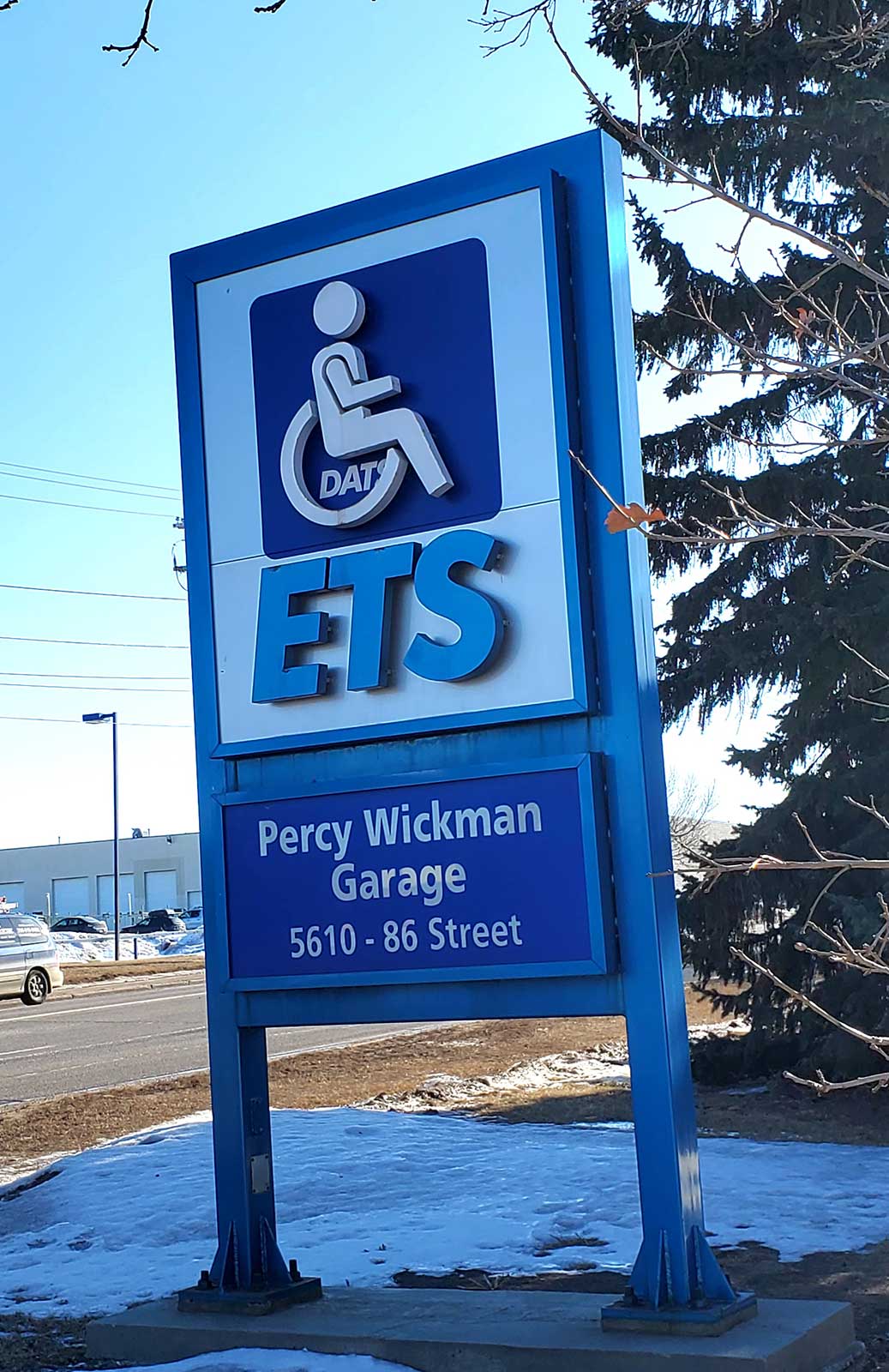 Percy Wickman DATS garage at 5610 86 Street, Edmonton