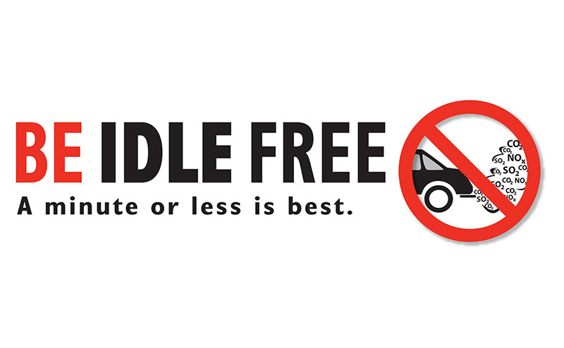 Be Idle Free Campaign Graphic