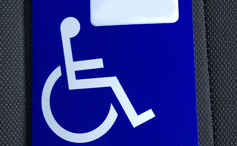 Accessible Parking Placard