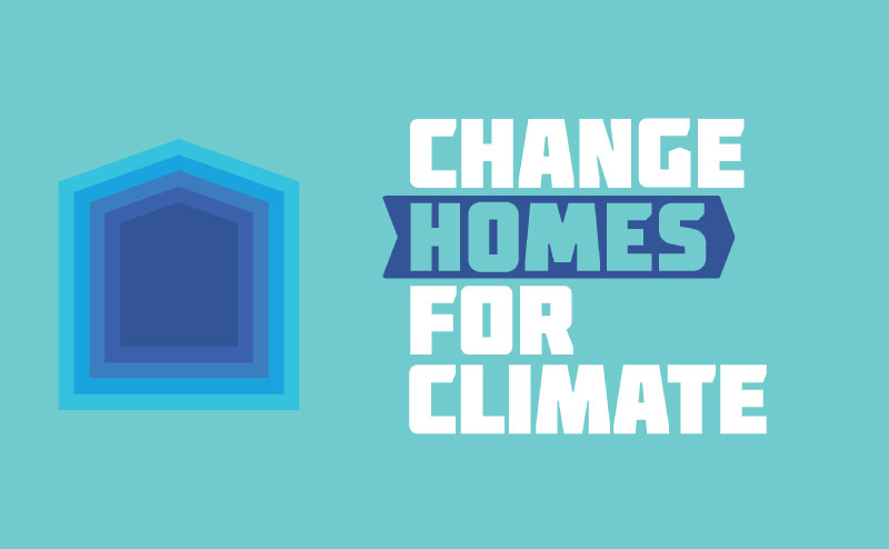 Change Homes for Climate graphic.
