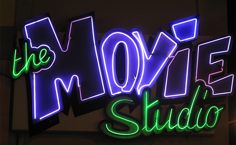 The Movie Studio neon sign