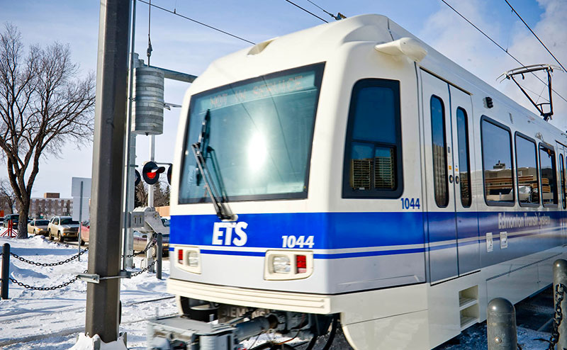 Image of LRT in winter