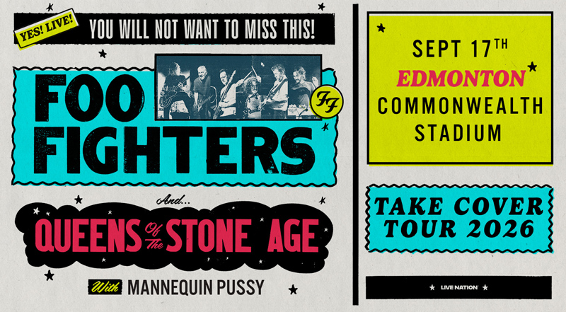 Poster: Foo Fighters and Queens of the Stone Age with Mannequin Pussy Take Cover Tour 2026