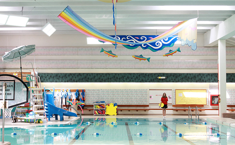 ACT pool with lifeguard on duty