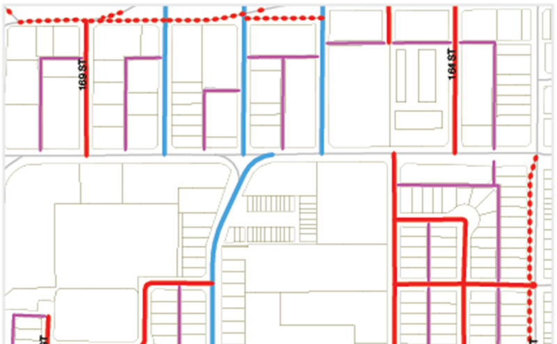 BGN Glenwood Scope Map of Existing Roadways