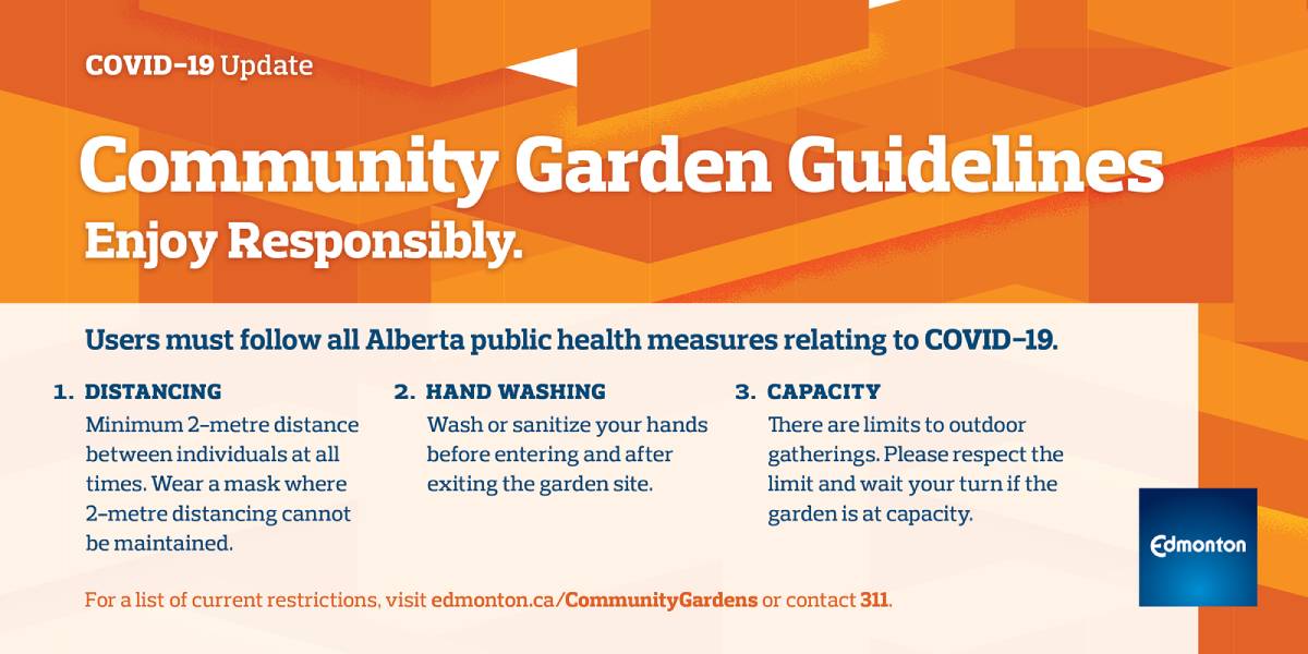 COVID19 Gardening Requirements and Guidelines City of Edmonton