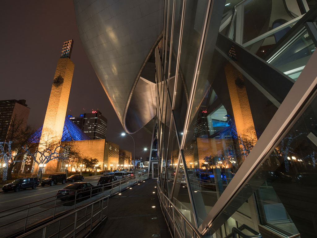 Evening image of downtown Edmonton