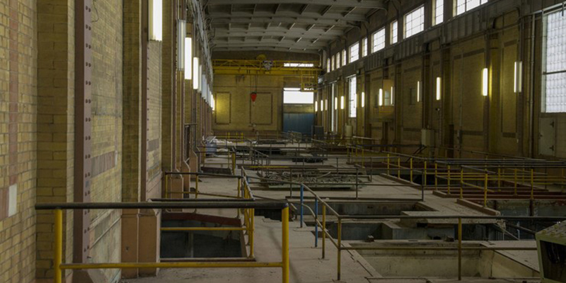 Interior of the Rossdale Power Plant