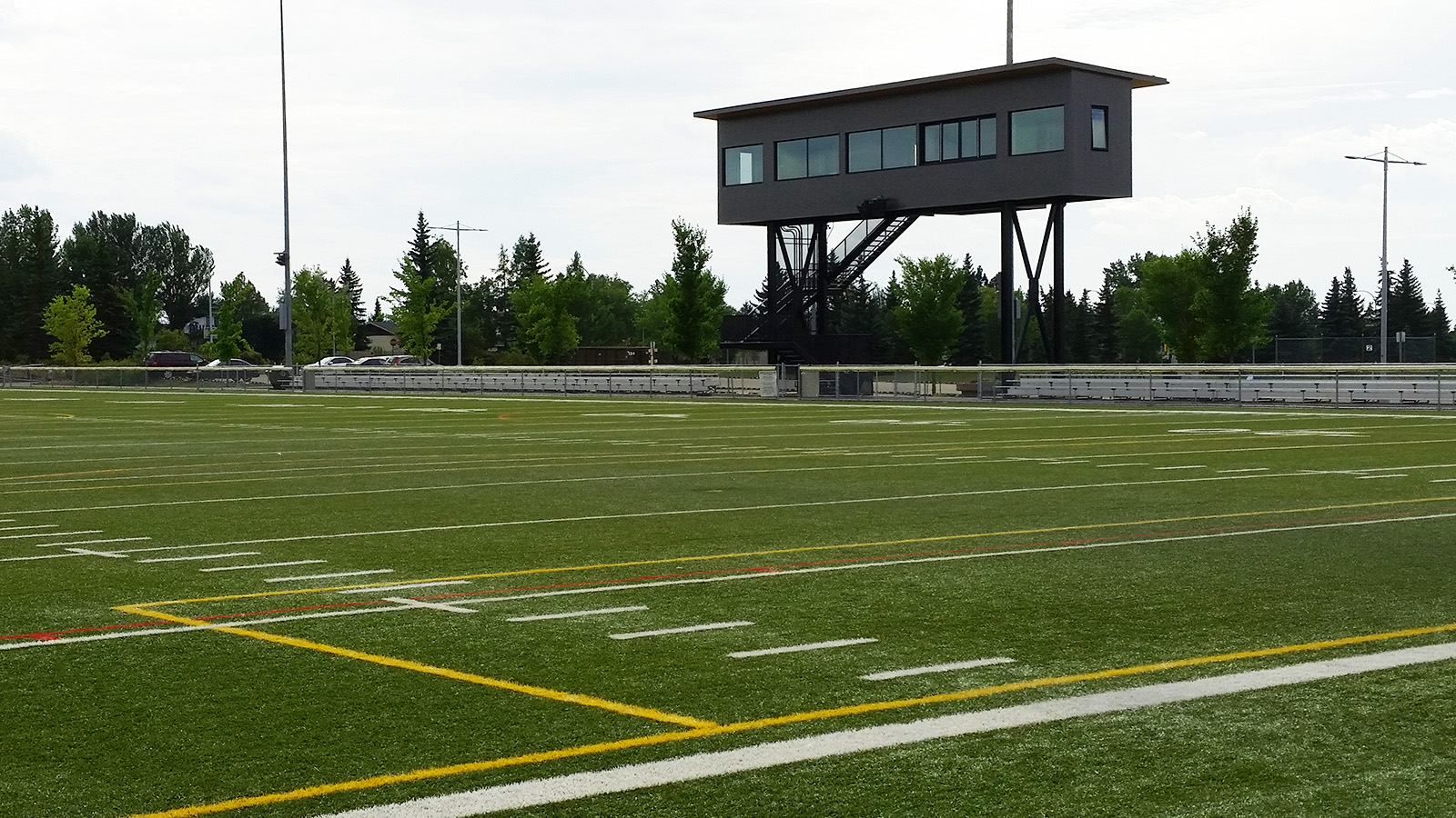 Outdoor field at Mill Woods Community Artificial Turf