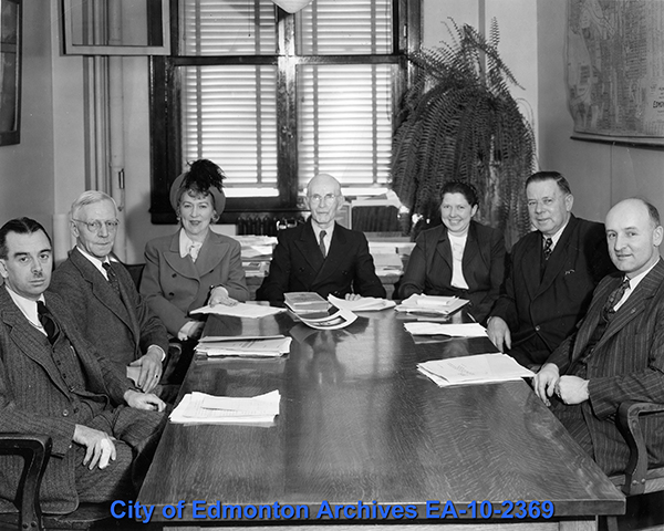 Archives & Landmarks Committee 1949 [Copyright for this image belongs to the Glenbow Archives (C-1515). The City of Edmonton Archives has received permission from the Glenbow to reproduce this image for our virtual exhibit]