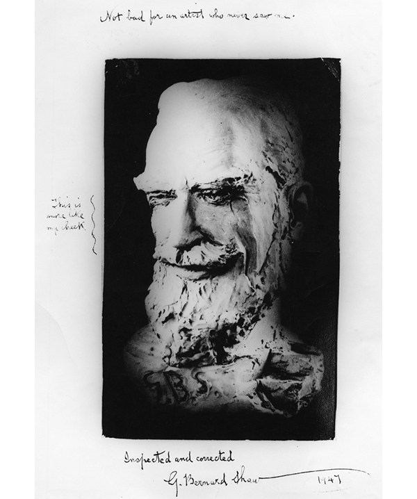 George Bernard Shaw bust