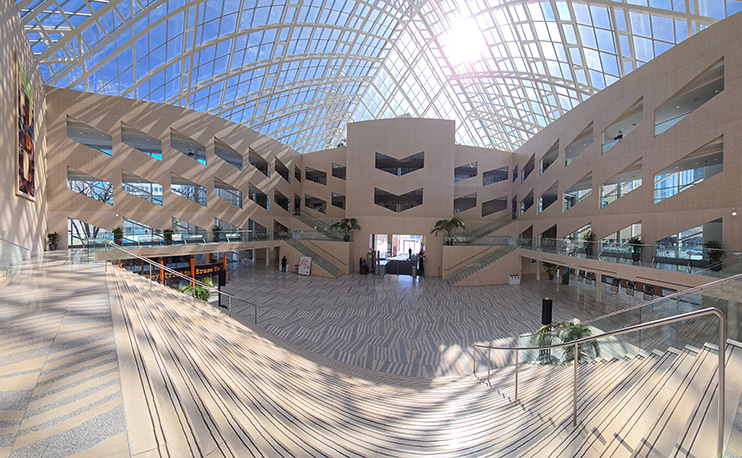 view of inside walls and roof in daylight