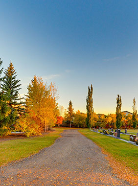 little mountain cemetery entrance