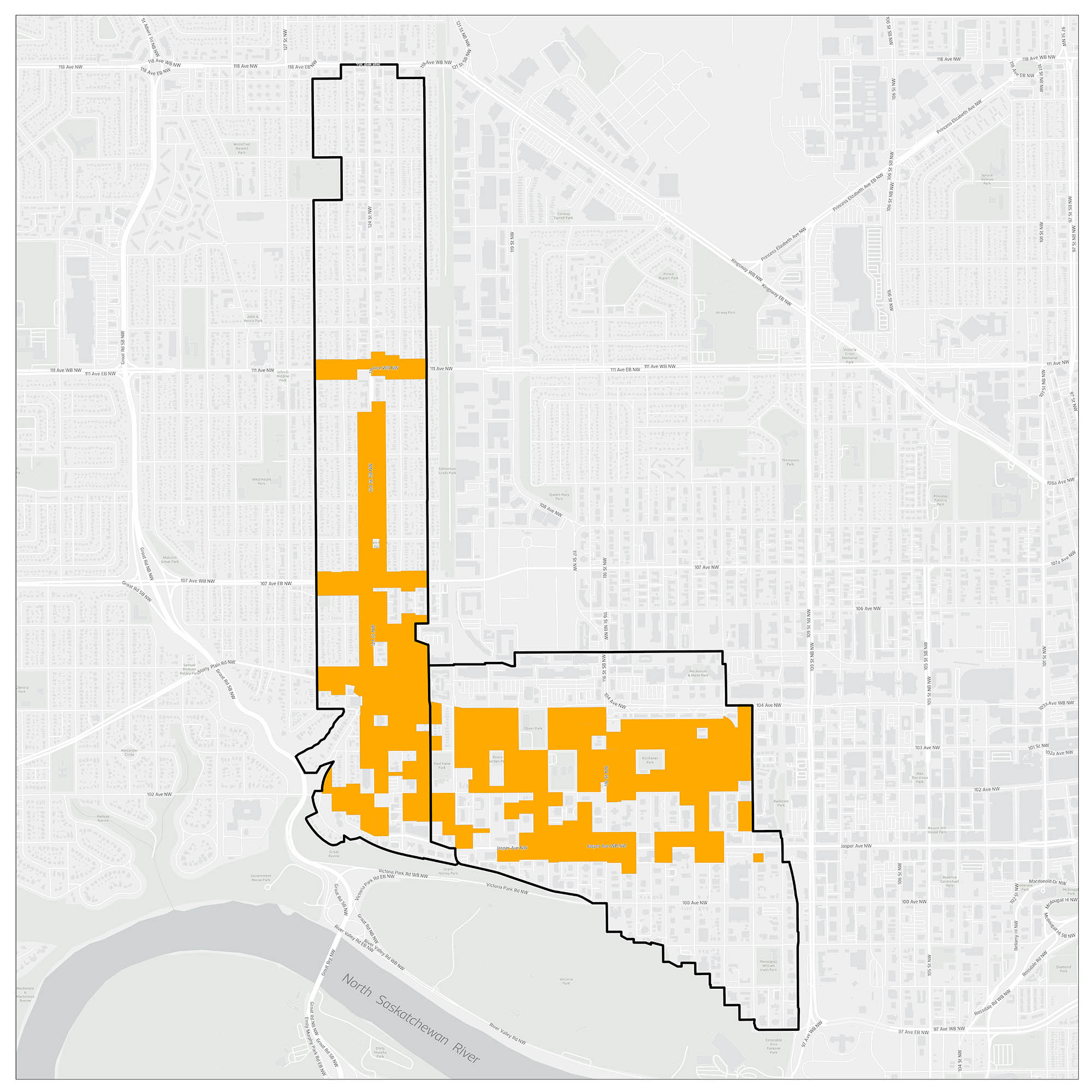 124 Street and Oliver Priority Growth Area