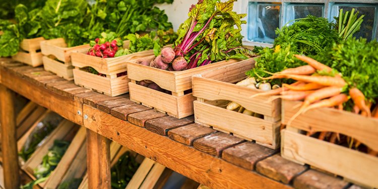 crate with vegetables