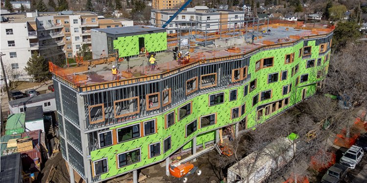 affordable housing units under construction