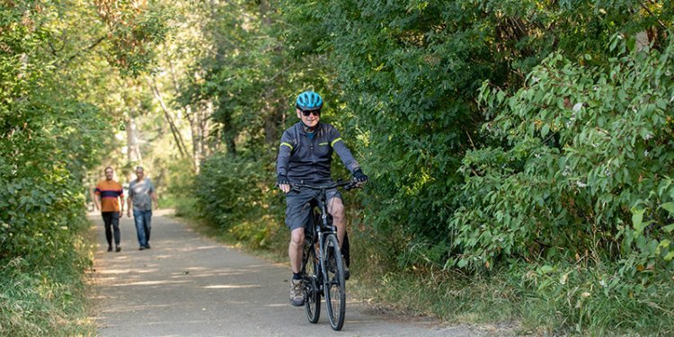 walking and riding trail