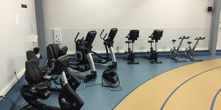 stationary bikes