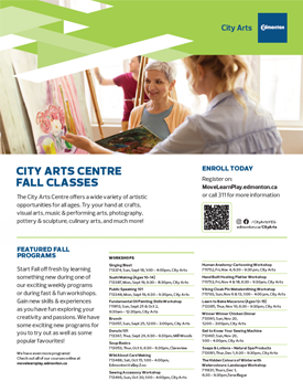 City Arts Centre Summer Brochure Thumbnail Image