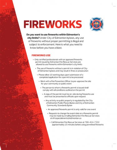 Fireworks Permitting Information Sheet