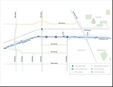 Map of Project Area from 156 Street to St. Albert Trail