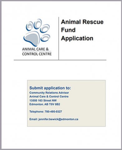 animal rescue form cover