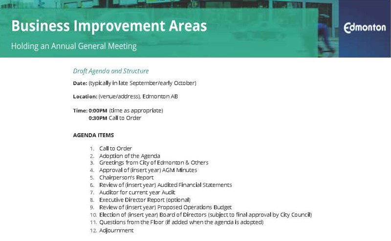 BIA AGM document cover page