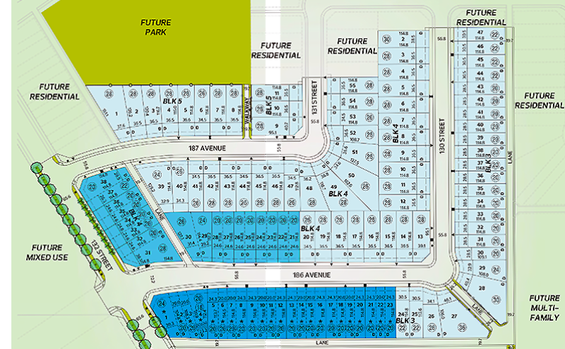 Goodridge Corners Lot Plan