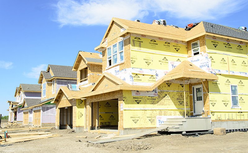 houses under construction