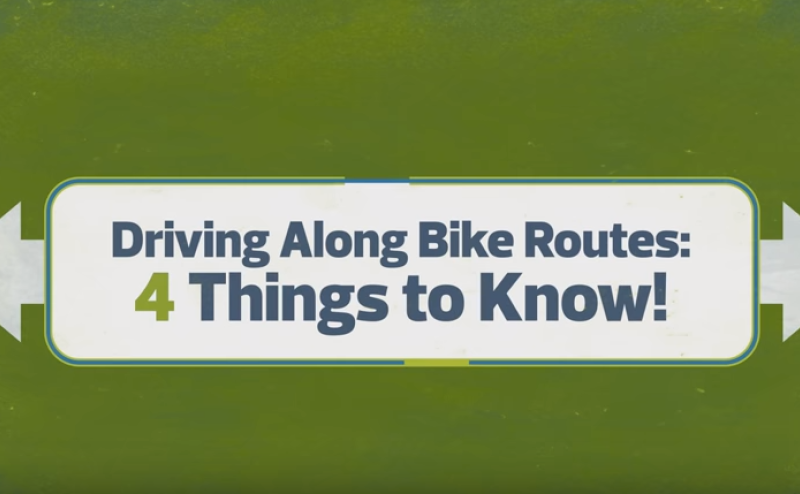 four things to know: driving bike routes