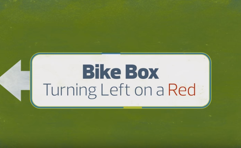 Bike Box - Turning Left on a Red