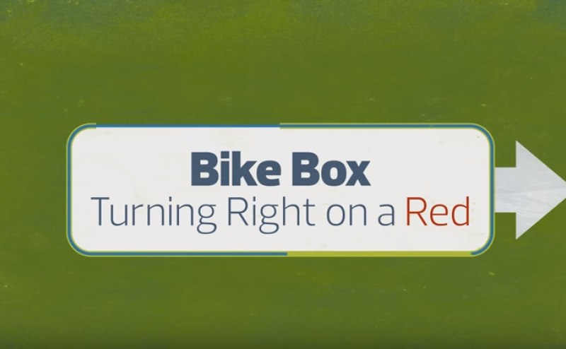 Bike Box - Turning Right on a Red