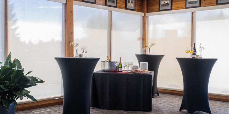 Tables in the Victoria Social Room