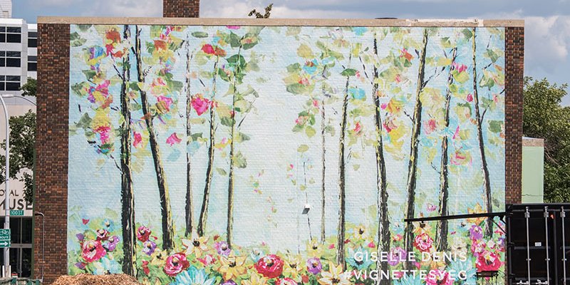 Giselle Denis mural in Quarters