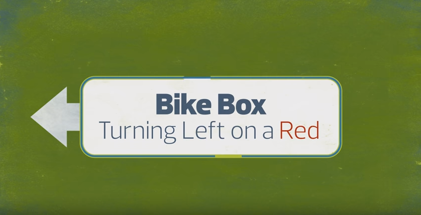 Bike Box - Turning Left on a Red
