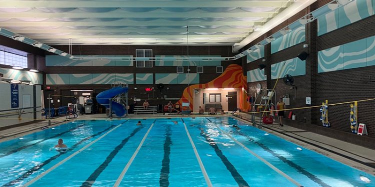 swimming pool at Hardisty