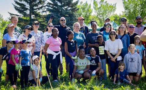 Group of Root for Trees volunteers at a planting event