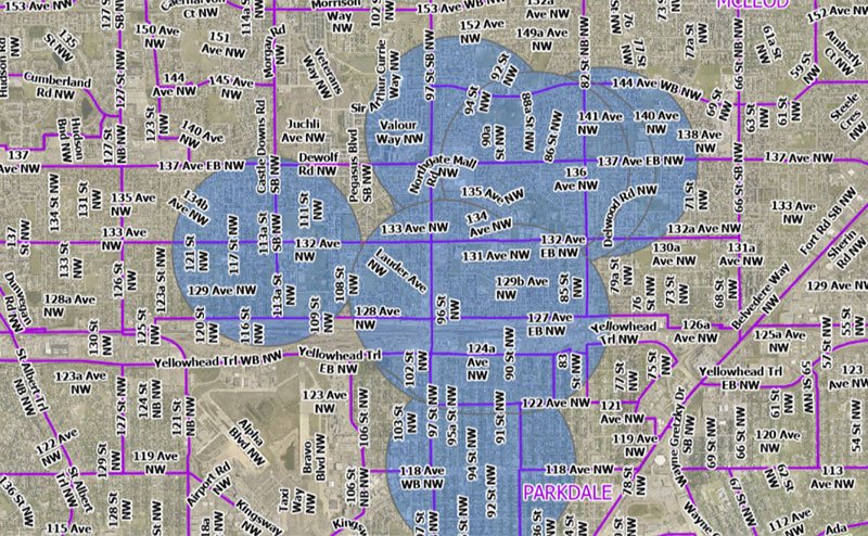 map outline of ded protocol zones