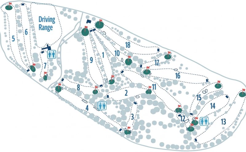 Victoria course map